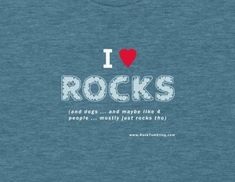 Cheap Cotton Rock T-shirt, Cotton Rock And Roll T-shirt With Band Logo, Rock And Roll Cotton T-shirt With Band Logo, Rock And Roll T-shirt With Text Print, Unisex Cotton Rock And Roll T-shirt, Rock Tumbling, Unique Products Design, Love Rocks, 4 People