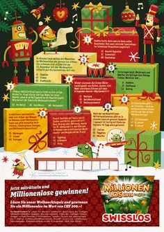 an advertisement for the christmas season is shown