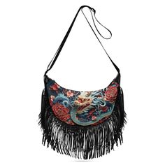 PRICES MAY VARY. 💕【 Durable Material 】-- The fringe handbag is made of high-quality polyester fabric which is as durable, comes with comfortable shoulder strap. Double layers of fringe for a unique boho attitude. This hippie purses is equipped with elegant tassel design,which is designed in a hobo style with a relaxed, slouchy shape that creates a bohemian look, ensuring long-lasting use while maintaining its stylish appearance. 💕【 Practical Pocket 】-- This multipocket crossbody bag has 1 larg Trendy Rectangular Bag With Fringe, Trendy Shoulder Bag With Tassels, Tasseled Shoulder Bag For Daily Use, Trendy Fringe Crossbody Bag, Trendy Shoulder Bag With Tassels For Daily Use, Trendy Fringe Shoulder Bag For Travel, Trendy Fringed Hobo Bag For Travel, Trendy Fringe Hobo Bag For Travel, Trendy Tassel Hobo Shoulder Bag