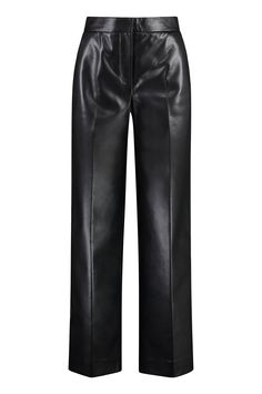 Two side pocketstwo back welt pockets100% polyurethane, 100% polyesterComposition: 100% % Polyurethane, 100% % Polyester Faux Leather Trousers, Leather Trousers, Sneaker Wedge, Top Designer Brands, Short Leggings, Jeans Jumpsuit, High End Fashion, Yoga Wear, Outfits With Leggings