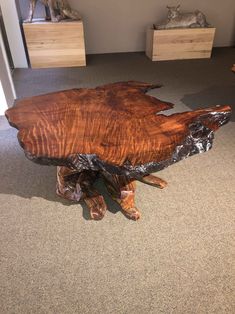 Dark Redwood Juniper Coffee Table-Sculpture-Jerry Wedekind-Sorrel Sky Gallery Santa Fe Art, Coffee Table Furniture, Wood Art Projects, Rustic Coffee Tables, Wood Joinery, Live Edge Wood, Wooden Sculpture, Raw Wood, Coffee Table Design