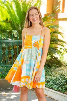 New – Red Clover Mix Of Colors, Island Vibes, Summer Styles, New Arrival Dress, Summer Outfits Women, Back Design, Beach Dress, Colors And Patterns, Square Neckline