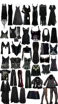 Goth Wardrobe Staples, Black Witchy Aesthetic, Cheap Goth Clothes, Where To Buy Goth Clothes, Goth Wardrobe Essentials, Vampire Girl Makeup, Modern Vampire Aesthetic Outfit, Vampirecore Fashion, Simple Gothic Outfits