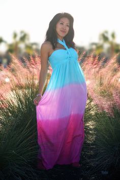 You are ready to take on the sunshine in our Jasmine Maxi Dress. This strapless wonder is a Tiare Hawaii staple, featuring a delicate strapless bodice and floor length flowing fabric. Take Jasmine with you wherever you go, from vacation to a sunny outdoor wedding, she is easily dressed up or down. Details: 100% Rayon Hand wash cold & Lay flat to dry Features: Unlined, Strapless bodice, Delicately folded fabric details, Self tie straps for customizable fit ﻿Measurements: 48.5"in length, 15" bodic Strapless Halter Dress For Beach Season, Strapless Halter Dress For Beach, Blue Bandeau Maxi Dress For Summer, Bohemian Strapless Mini Dress For Beach, Pink Bandeau Strapless Dress For Beach, Pink Bandeau Strapless Dress For The Beach, Pink Bandeau Dress For Beach, Strapless Beachwear Dress For Poolside, Turquoise Halter Neck Beach Dress