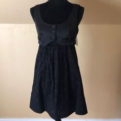 This Adorable Black Corset Mini Dress Will Enhance Anyone’s Wardrobe And Can Be Dressed Up Or Down Depending On The Occasion! Nwt Baby Doll Dress Alternative, Coqquete Black Dress, Nihachu Black Dress, Black Lined Mini Dress For Daywear, Black Lined Dress For Daywear, Zooey Deschanel Outfits, Goth Items, Dress With Vest, Nails Jewelry