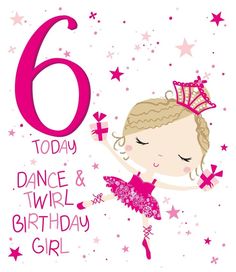 Happy 6th Birthday Girl, 6th Birthday Girl, Birthday Greetings For Daughter, Birthday Cards Online, Birthday Card Online, Birthday Wishes For Daughter