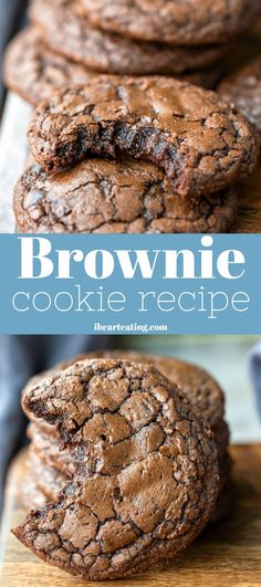 Ultimate brownie cookie recipe! Rich and fudgy middles with soft, chewy edges. Brownie Cookie Recipe, Ultimate Brownies, Cake Brownie, Coconut Dessert, Brownie Cheesecake, Cookie Brownie Recipe, Dessert Dips, Kale Chips