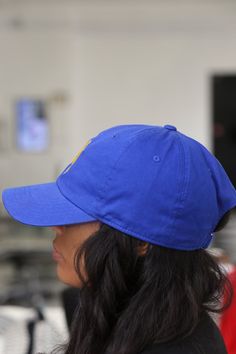 With unique designs you won't find anywhere else, our caps are the quality type that are designed with a thicker woven fabric. Not those flimsy weak ones that lose shape. 100% stitched embroidered design. Sport cap. Curved brim. Dry Clean Only Comes in: adjust back. Perfect for those SOPHISTICATED ladies who needs head/face protection from the sun, sweat and elements while out doing fitness, events or anything fun. Trendy Blue Cotton Snapback Hat, Blue Baseball Cap With Curved Brim And Embroidered Logo, Blue Cotton Visor Trucker Hat, Trendy Blue Cotton Baseball Cap, Blue Baseball Cap With Curved Visor For Streetwear, Sporty Blue Dad Cap, Blue Sporty Dad Cap, Blue Cotton Snapback Hat With Embroidered Logo, Sporty Blue Dad Hat With Curved Bill