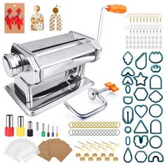 an image of a pasta maker and accessories