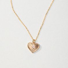 Sweetheart Necklace | Catbird Jewelry Elegant Heart Pendant Necklace With Vintage Charm, Elegant Heart Necklace With Vintage Charm As Gift, Elegant Heart-shaped Jewelry With Vintage Charm, Elegant Vintage Charm Heart Necklace For Valentine's Day, Elegant Heart Necklace With Vintage Charm For Valentine's Day, Elegant Vintage Heart Necklace For Valentine's Day, Elegant Gold Heart Necklace With Vintage Charm, Vintage Charm Heart Pendant Necklace For Anniversary, Yellow Gold Heart Necklace With Vintage Charm