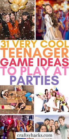 Sweet 16 Games Activities Fun, Teenage Games Ideas, Birthday Games Ideas For Teens, Teenage Bday Party Ideas, 16 Birthday Party Games Activities, Teenage Birthday Activities, Activities For A Teenage Birthday Party, Teenage Party Activities, Fun Party Activities For Teens