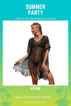 Women's beach color matching hollow knitted blouse sunscreen knitted dress K546 Loose Fit Long Sleeve Beach Dress For Beach Season, Black Crochet Beach Cover-up Dress, Black Crochet Dress For Beach Season, Striped Beach Dress For Beach Season, Long Sleeve Crochet Summer Dress For Beach Season, Long Sleeve Crochet Beach Dress, Cutout Blouse, Knitted Blouse, Crochet Cover