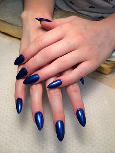 Summer Nails Electric, Blue Electric Nails, Swaggy Nails, Blue Stilettos, Blue Electric, Kind Of Blue