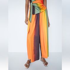 Questions? Leave A Comment Below! Chic Multicolor Wide Leg Pants For Summer, Chic Summer Multicolor Wide Leg Pants, Multicolor Wide-leg Party Pants, Multicolor High-waisted Wide Leg Pants For Summer, Summer Multicolor High-waisted Wide Leg Pants, Vibrant Wide Leg Summer Pants, Summer High Waist Multicolor Wide Leg Pants, Chic Multicolor High Waist Wide Leg Pants, Chic Multicolor High-waist Wide Leg Pants