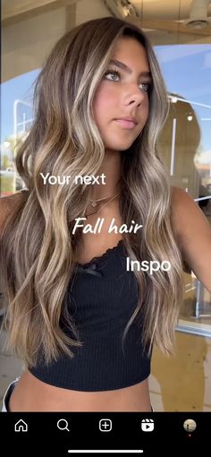 Pretty Brown Hair With Blonde Highlights, Ashy Brown Straight Hair, Blonde Highlight Inspo Brown Hair, Cool Tone Caramel Hair, Brownish Blonde Highlights, Soft Blonde Balayage Brunettes, Neutral Blonde Balayage On Brown Hair, Lighter To Darker Hair, Hair Inspo Brown With Highlights