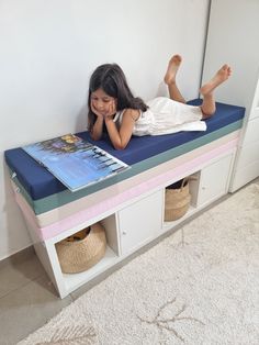 Modern bench cushion (seat cushion ONLY) for Ikea Kallax shelf unit 4*1 Ready to ship - Express FREE shipping ❤ A cozy and safe playing & reading area ❤ Multiple Design Options to choose from - https://www.etsy.com/il-en/shop/MyPreciousBabyShop?ref=seller-platform-mcnav§ion_id=31365528 Doesn't include IKEA Kallax shelf - this product is only a bench pillow) Dimensions: fits perfectly to IKEA Kallax bench ✔ Lenght: 58 inches / 147 cm ✔ Width: 15.5 inches / 39 cm ✔ Thickness: 2.4-2.7 inches / 6cm- Ikea Kallax Bench, Reading Nook Bench, Kallax Bench, Ikea Cube Shelves, Nursery Bench, Ikea Kallax Shelf Unit, Reading Bench, Ikea Cubes, Nook Bench