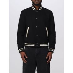 Spring/Summer 2023 Saint Laurent Jacket Men Black Sku: Gig-625918y180w ~ 1000 Welcome To The Official Luosophy Poshmark Closet! Luosophy Is A Luxury Brand Reselling Company Founded In San Diego, Ca From 2016. All Our Products Are Imported From Italy And Sold In The Usa. We Do Our Best To Provide High Fashion, Luxury Items At Affordable Prices. We Guarantee All Our Products Are 100% Authentic. Shop With Us And You Will Forget About Shopping At Department Or Brand Name Stores. Our Prices Will Easi Classic Black Varsity Jacket With Padded Collar, Classic Black Varsity Jacket With Pockets, Classic Black Outerwear With Ribbed Cuffs, Classic Black Varsity Jacket For Winter, Saint Laurent Jacket, Fall Winter 2023 2024, Military Logo, Mens Black Jacket, Camouflage Jacket