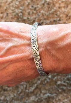 Sterling Silver Cuff Bracelet Pattern Cuff Bracelet | Etsy Mens Bracelet Silver, 12 Gauge, Sterling Silver Cuff Bracelet, 925 Silver Jewelry, Sterling Silver Cuff, Silver Cuff Bracelet, Sterling Silver Bracelet, Silver Cuff, Silver Man