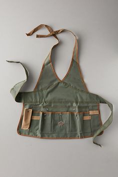 an apron that is hanging on the wall