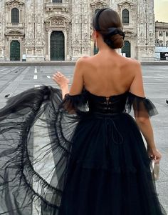 Black Off the Shoulder A Line Tulle Homecoming Dress Tulle Long Prom Dress, Tulle Homecoming Dress, Dresses Quinceanera, Mob Dresses, Evening Dresses Cocktail, Homecoming Dresses Black, Handmade Dresses, Wedding Bridesmaid Dresses, Long Prom Dress