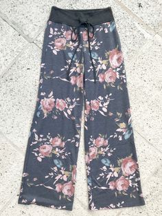 We promise these will be your new favorite pants! They are the prettiest print in the best fabric! You are going to LOVE them! These adorable pants are perfect to pair with any of our adorable tees and comfy crews! Size Recommendations: S: 0-4, M: 6-8, L: 10-12, XL: 14-16, 2XL: 18-20, 3XL: 22-24 Lounge Wear Comfy, Peony Print, Shorts Sweatpants, Print Pants, Pretty Prints, Pajama Set Women, Pajama Sets, Printed Pants, Lounge Pants