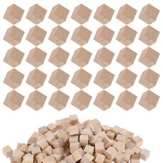 PRICES MAY VARY. Package Contents: You will receive 300 wooden blocks, sufficient quantity to meet your use needs. Product Size: The size of the wood blocks for crafts are 1x1x1cm, which is suitable for a variety of handicraft projects. Smooth Surface: The wood block are pre-sanded, with a smooth surface and retaining the natural wood texture, ensuring that your artwork is more refined. Wide Application: The wooden cubes are suitable for painting, painting, varnishing or other crafts, allowing y Wood Block Crafts, Natural Wood Texture, Nature Projects, Crafts Diy Projects, Wooden Cubes, Diy Art Projects, Painting Painting, Wood Square, Wooden Blocks