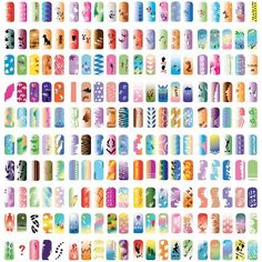 Professional-grade, airbrush nail-art stencil set. Includes 20 individual stencil sheets, each with approximately 12-13 designs, totaling over 240 different patterns. Contains a huge assortment of popular designs; each can used separately, or combine several patterns for more elaborate creations. Along with each stencil sheet, a 3" x 2.5" display sheet is provided. These are printed in full-color, and each illustrates 10 sample nails with the patterns from the matching stencil sheet (use for ins Airbrush Nail, Airbrush Nail Art, Nail Art Paint, Fantasy Angel, Nail Art Stencils, Paint Stencil, Airbrush Designs, Floral Stencil, Nail Stencils