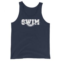 Swim Unisex Tank Top. A classic, staple tank top. A timeless piece intended for anyone looking for great quality and softness. The perfect tank for swim meets, work outs or just everyday wear. Sporty Tank Top For Swimming In Summer, Sporty Tank Top For Summer Swimming, Moisture-wicking Tank Top For Summer, Summer Moisture-wicking Tank Top, Athleisure Stretch Tank Top For Swimming, Moisture-wicking Tank Top For Summer Swimming, Seamless Cotton Sports Tank Top, Sleeveless Cotton Swimwear, Sporty Stretch Tank Top For Poolside