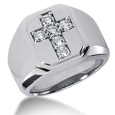 Elegant design complemented by luscious round brilliant cut diamonds. This Pave' set ring totaling 0.30ct is a classic design that makes it perfectly tasteful for distinguished gentlemen. Made to order. Item comes with free shipping in a complimentary wooden mahogany? box and a free replacement value appraisal. Manufactured in the USA. Metal Details :Metal Weight - 16grHeight- 4.8mmWidth - 12.3mmPolished Finish Diamond Details:Cut - Very GoodColor -FGClarity - SI2 (Slight Inclusions)Total Carat Diamond Mens Ring, S Ring, Mens Rings, Bar Pendant Necklace, Mens Gold Rings, Men Diamond Ring, Mens Ring, Men's Rings, Brilliant Diamond