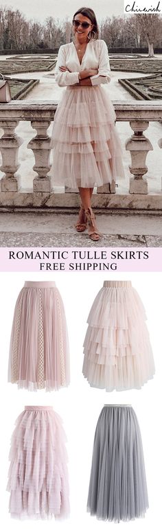 Swooning? We get it! This layered tulle skirt in a confectionary pink has us head over heels in love. Love Me More Layered Tulle Skirt featured by Cristinasurdu Blog Tulle Skirt Outfit, Tule Rok, Etsy Clothes, Skirt Tulle, Fest Outfits, Layered Tulle Skirt, Look Retro, Clothes Sewing, Looks Party