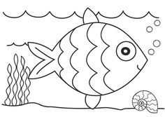 a black and white drawing of a fish with big eyes on it's side