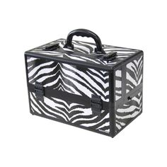 Zebra Makeup, Zebra Wedding, Cosmetic Train Case, Makeup Train Case, Makeup Training, Beauty Storage, Boot Jewelry, Beauty Case, Makeup Box