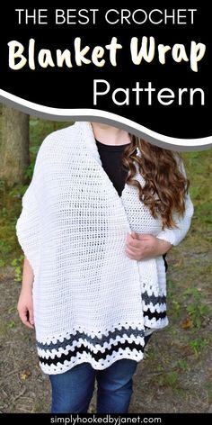 the best crochet blanket wrap pattern