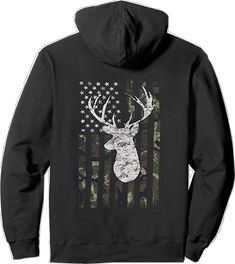 Distressed Hoodie, Hunting Camouflage, Buck Deer, Camouflage Hoodie, Pink Camouflage, Hoodie Pullover, Mens Long Sleeve Tee, Deer Hunting, Personalized Shirts