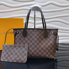 Size: Standard Size It comes with Dust box, Care manual, Tag, and Paper bag. Leather Monogram, Replica Shoes, Louis Vuitton Designer, Luxury Collection, Louis Vuitton Damier Ebene, Damier Ebene, Monogram Logo, Louis Vuitton Bag Neverfull, Lv Bag