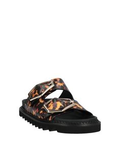 leather, brand logo, two-tone, rubber lining, round toeline, flat, rubber cleated sole, contains non-textile parts of animal origin, sandals , Color: Black , Size: 5 Just Cavalli, Fantasia, Brand Logo, Two Tone, Black Women, Textiles, Sandals, Leather, Black