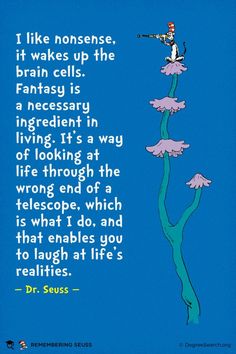 dr seuss quote about life and the brain