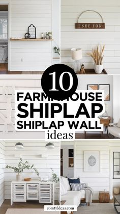 the top ten farmhouse style shiplap wall ideas