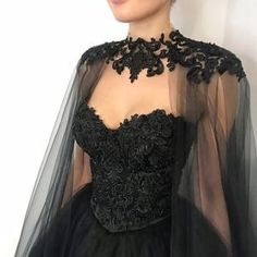 Black floral gothic wedding dress black flower tulle lace | Etsy Black Wedding Dress Corset, Corset Lace Wedding Dress, Alternative Bride Dress, Jester Cosplay, Black Tulle Wedding Dress, Fantasy Cloak, Costume Joker, Cupped Corset, Rok Tile