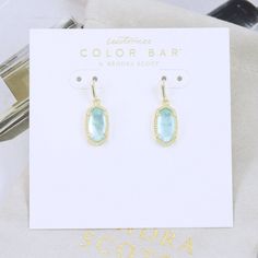 Nwot Kendra Scott Lee Earrings I Will Not Accept Offers For Bundle Deals, A 15% Discount Will Apply Automatically. - Light Blue Illusion - 1" Drop; 3/8" Width - Gold Plated - French Wire - Birthstone: March All Items Will Ship Out Within 3 Business Days Since Payment Is Received. Brand New With Earrings Card And Pouch, No Gift Box. Please Check My Store For Other Color And Styles!! Hoco Jewelry, Illusion Earrings, Earrings Card, March Colors, Earring Cards, French Wire, Kendra Scott Jewelry, Kendra Scott, Earrings Gold