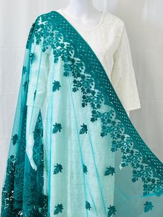 Embroidered net dupatta all Blouses come with margin inside for resizing / customization, please leave a message Indian Dresses Traditional, Net Dupatta, Indian Dresses, Scarf Wrap, Scarf Accessory, Beauty Book, Art Collection, Etsy Accessories, Handmade Items