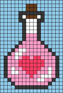 a cross stitch pattern with an image of a woman's face in pink and blue