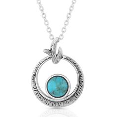 The Kristy Titus Safari Moon Turquoise Necklace brings the celestial down to earth. Held in place by sterling silver, a turquoise stone shines proudly in the middle of this pendant. Textured sterling silver encircles the stone becoming thicker at the bottom and helping capture the essence of the moons shape. This silver moon hangs from a delicate textured antler, which also connects the pendant to the chain. A 19 inch chain and lobster clasp complete this beautiful piece. Moon Shapes, Silver Moon, Down To Earth, Shape Design, Turquoise Stone, In The Middle, Lobster Clasp, Montana, Turquoise Necklace