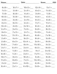 printable worksheet to help students learn how to use the numbers for math practice