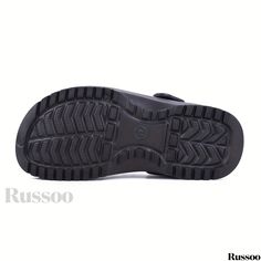 Russoo - Professional Mens Solid EVA Clogs: Comfortable, Non-Slip, Waterproof Chef Shoes Non-slip Closed Toe Slip-ons For Outdoor, Outdoor Closed Toe Synthetic Slip-ons, Non-slip Round Toe Clogs For Outdoor, Non-slip Clogs With Round Toe For Outdoor, Black Synthetic Slip-ons For Outdoor, Waterproof Synthetic Clogs For Outdoor Activities, Outdoor Synthetic Slip-ons With Closed Toe, Outdoor Synthetic Closed Toe Slip-ons, Waterproof Closed Toe Synthetic Clogs