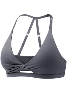 PRICES MAY VARY. YEOREO Micaela Sports Bras: Low cut, twist front style, low support sports bra, removable padded cups. If you are between sizes, we recommend sizing up Flexible and Adjustable Straps: Detachable straps which turns into halter bra style. Adjustable neck and back straps for great body fit Sexy Openwork Design: Cute twist design. The cutout place more breathable to keep you fresh during your workout. A stylish and functional gym essentials Comfortable Soft Fabirc: Made of 75% nylon Gym Bra, Yoga Crop Tops, Halter Bra, Gym Essentials, Training Running, Bra Style, Great Body, Yoga Training, Yoga Bra