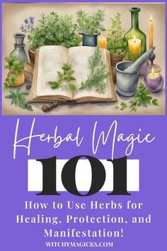 Discover the enchanting world of herbal magic! Learn how to use herbs in spells, potions, and rituals to enhance your spiritual practice. From protection to prosperity, uncover the magical properties of everyday herbs and how to harness their power. Click to dive into herbal magic! #HerbalMagic #Witchcraft #SpiritualHealing Green Witch Spells Herbal Magic, Herbs For Spells And Potions, Herb Magical Properties List, Protection Herbs Witchcraft, Motivation Herbs Witchcraft, How To Use Herbs, Herb Spells Herbal Magic, Magickal Herbs Herbal Magic, Magical Herbs And Their Uses