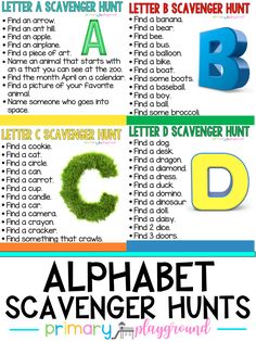 an alphabet poster with the letters and numbers for each letter in different font styles,