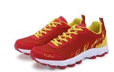 Men's Summer Athletic Breathable Sneakers - Zorket Red Breathable Sneakers For Spring, Breathable Red Sneakers For Spring, Spring Breathable Red Sneakers, Spring Red Breathable Sneakers, Red Sports Sneakers For Summer, Red Sneakers For Sports In Summer, Red Summer Sports Sneakers, Red Sneakers For Sports In Spring, Summer Athletic