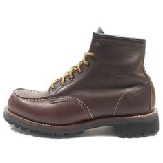 Red Wing 4183 Heritage Roughneck Leather Moc Toe Vibram Boots - Men's Size 7.5 D New Without Box / Tags. Store Demo. May See Minor Signs Of Wear, If Any, From Being Tried On In Store Only. Posted Photos Shows The Condition In Greater Detail And Is The Actual Item You'll Be Receiving. Please Know Your Red Wing Size Before Purchasing. Vibram Boots, Red Wing Shoes, Wing Shoes, Red Wing, Red Wings, Boots Men, Men's Shoes, Shoe Boots, Size 7